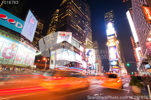 Image of Times Square at night