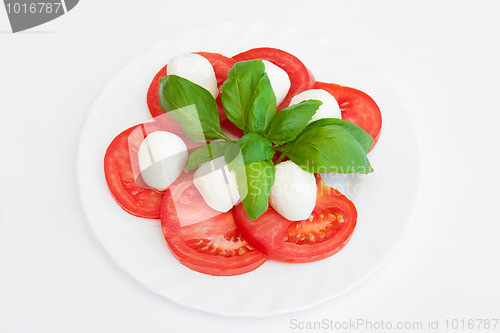 Image of Tomatoes with mozzarella