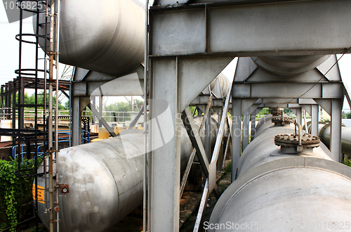 Image of gas storage tanks