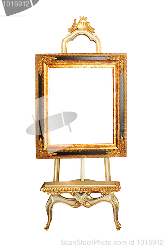 Image of Picture easel isolated