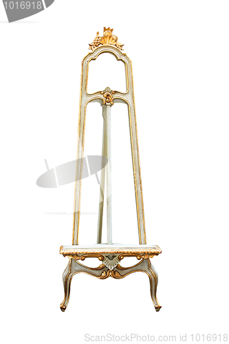 Image of Floor easel isolated
