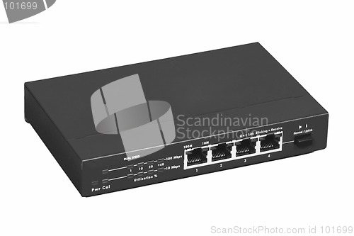 Image of Small Router. B&W. Isoolated.