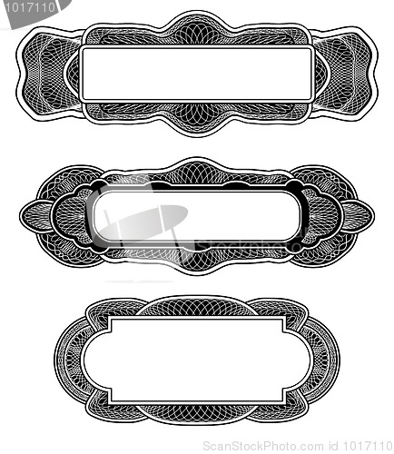 Image of Guilloche design elements