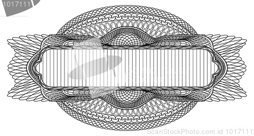 Image of Guilloche design element