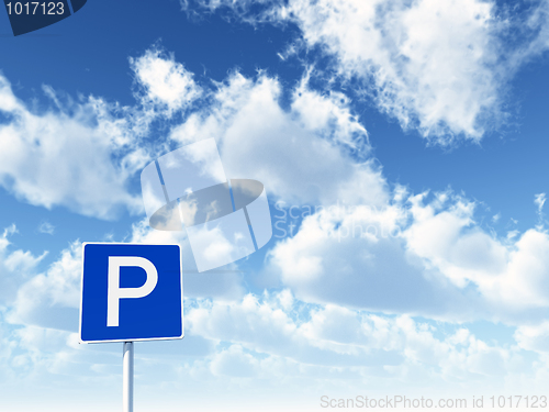 Image of roadsign parking