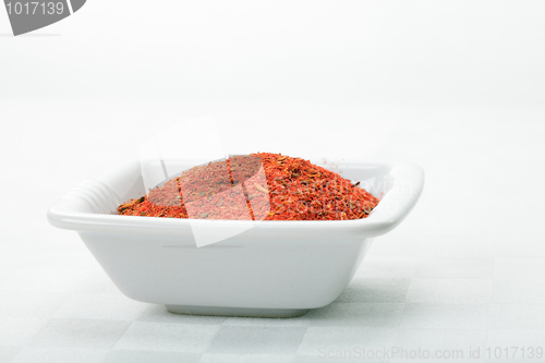 Image of Dish with spice mixture for fish courses