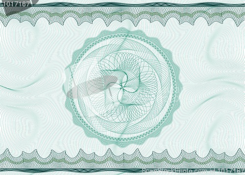 Image of Guilloche pattern with rosette