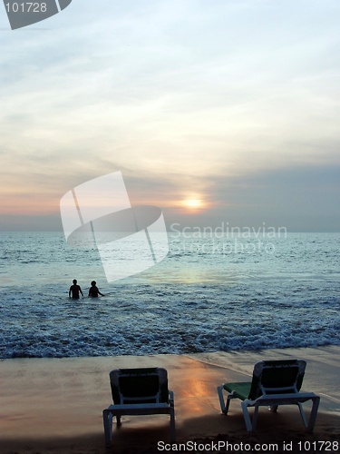 Image of Couple at sunset