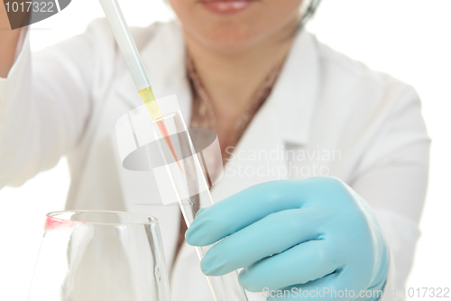 Image of Forensic Scientist at work