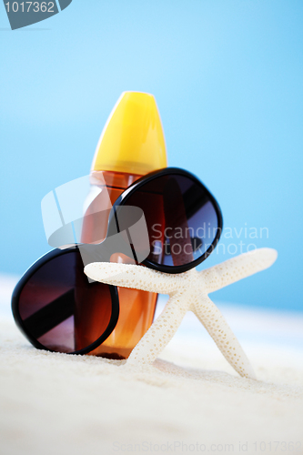 Image of suntan lotion