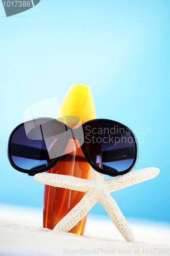 Image of suntan lotion