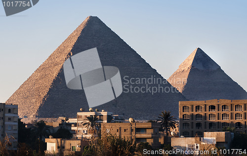 Image of giza pyramids, cairo, egypt