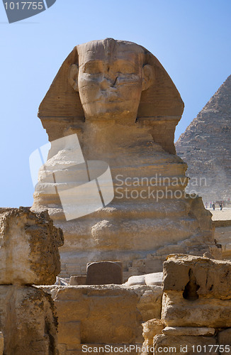 Image of Sphinx and Pyramid