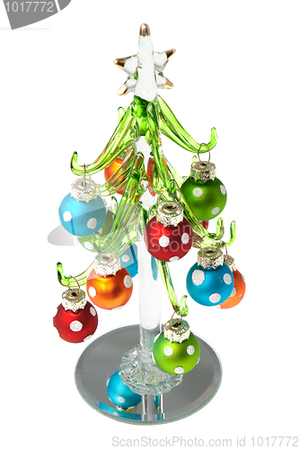 Image of Glass Christmas tree
