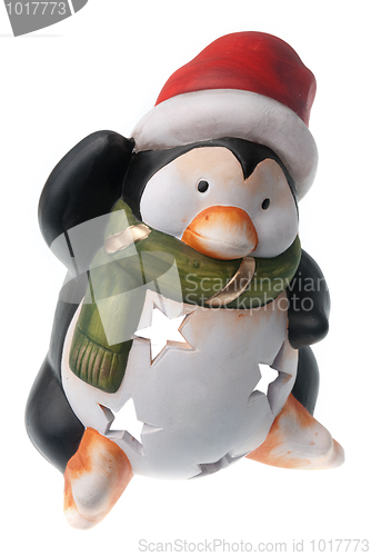 Image of Christmas penguin