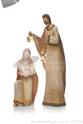 Image of Mary, Jesus and Joseph