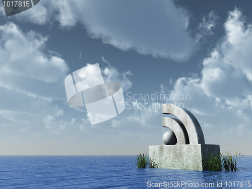 Image of rss symbol