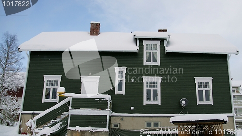Image of Old house in winter