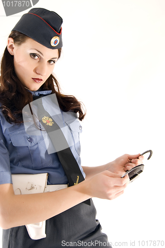 Image of Policeman close-up 