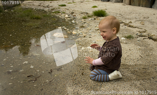 Image of Toddler on beach