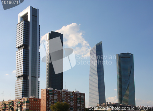 Image of Madrid skyscrapers