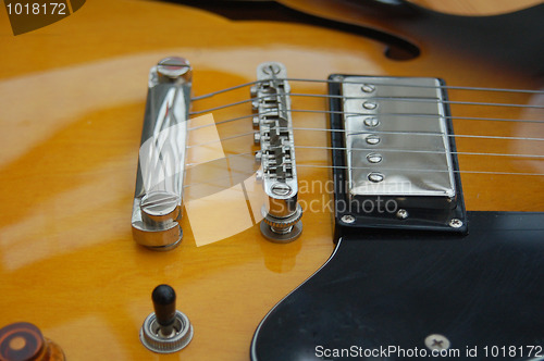 Image of Beautiful Semi-Acoustic electric Guitar