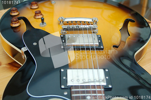 Image of Beautiful Semi-Acoustic electric Guitar