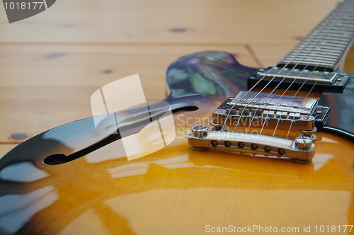 Image of Beautiful Semi-Acoustic electric Guitar