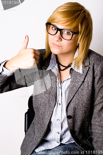 Image of young businesswoman