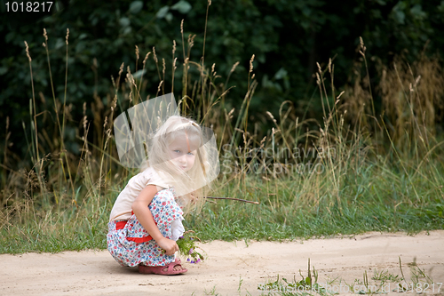 Image of girl in park