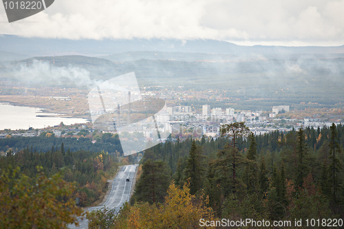 Image of Russian town of Kandalaksha