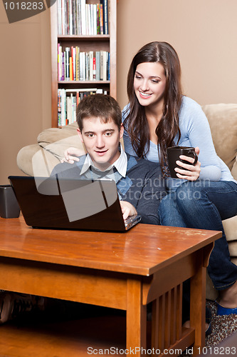 Image of Couple with laptop