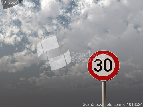 Image of speed limit