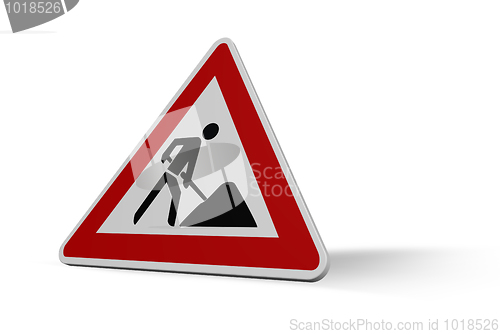 Image of roadsign construction