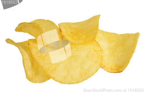 Image of Chips on a white background