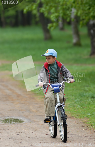 Image of Boy on a bicycle