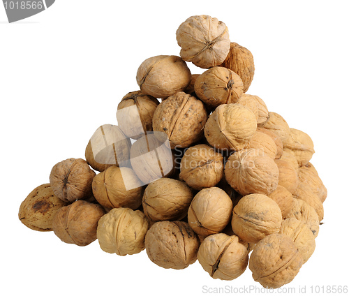 Image of Pyramid of walnuts