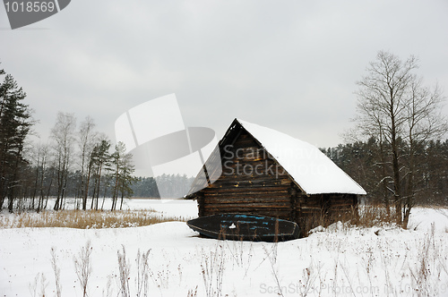 Image of Winter rural landscape.
