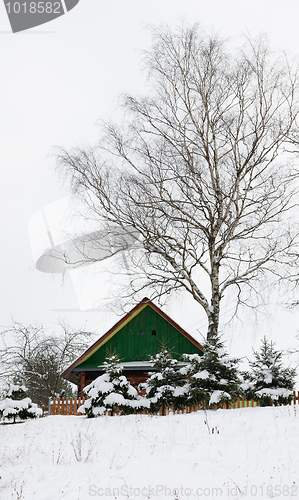 Image of Winter rural landscape.