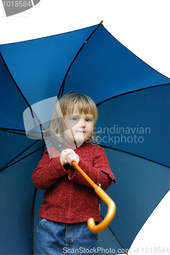 Image of Girl with umbrella