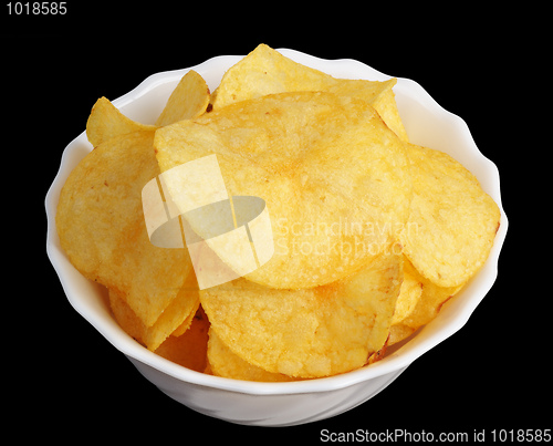 Image of Chips in a white cup