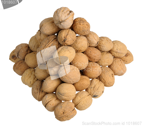 Image of Pyramid of walnuts