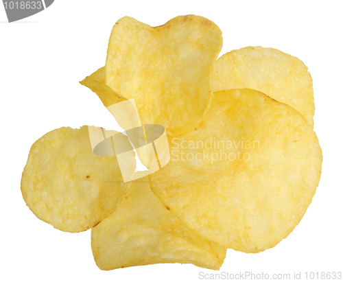 Image of Chips on a white background