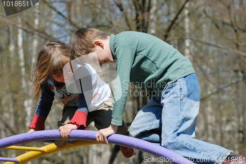 Image of Children playing in the park