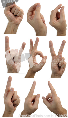 Image of Set of gestures