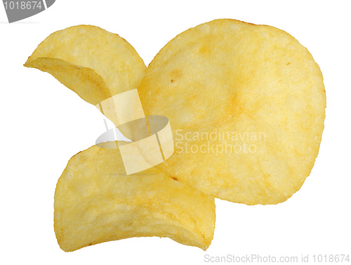 Image of Chips on a white background