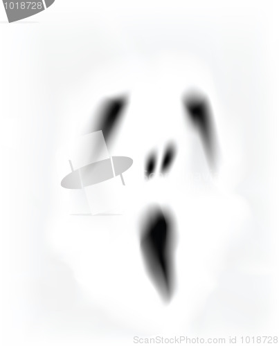 Image of ghost face