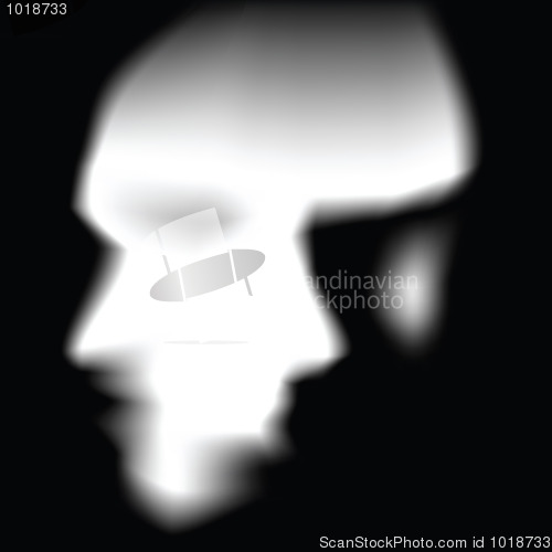 Image of scary face