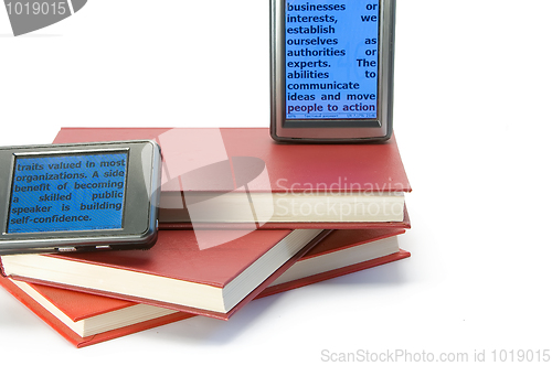 Image of e-book And books 