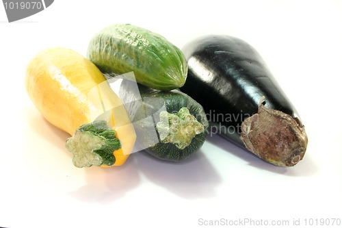 Image of Zucchini and cucumber
